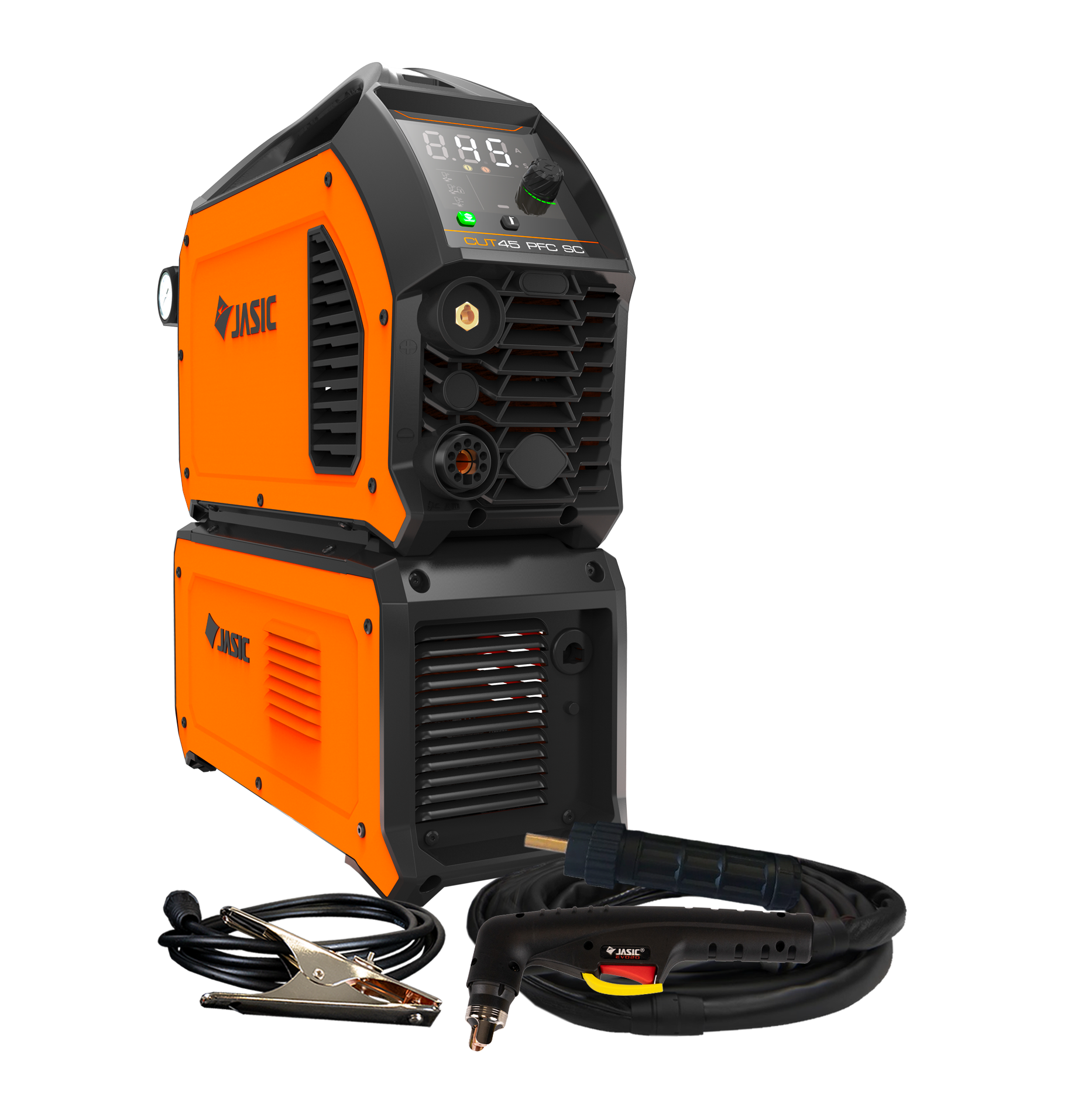 Jasic EVO CUT 45 PFC Inverter Plasma Cutter c/w Air Compressor Jasic EVO CUT 45 PFC Inverter Plasma Cutter c/w Air Compressor